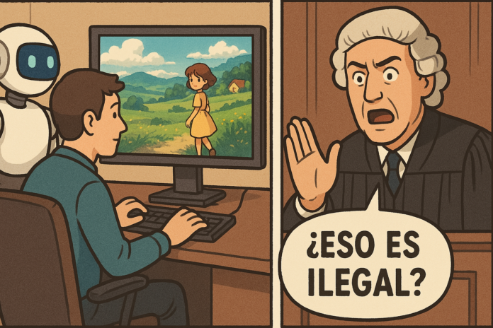 Imágenes creadas con AI ¿De quién son?