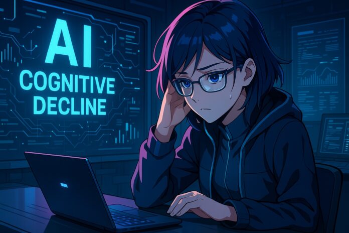 la AI y la baja de rendimiento cognitivo