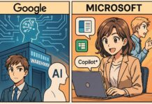 ¿Cuál dominará el futuro empresarial: modelo de IA embebida en data warehouse o asistentes de IA integrados? google datawarehuose AI vs microsof copilots