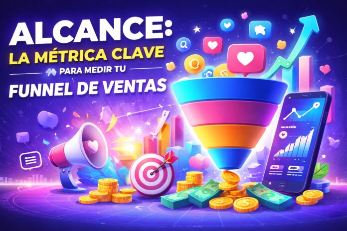 Alcance en marketing digital como métrica clave del funnel de ventas