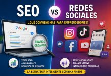 SEO vs Redes Sociales: ¿Qué conviene más para emprendedores en 2026? SEO vs redes sociales para emprendedores: comparación entre tráfico orgánico en Google y alcance en plataformas sociales