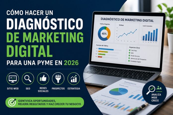 Cómo hacer un diagnóstico de marketing digital para una PyME en 2026